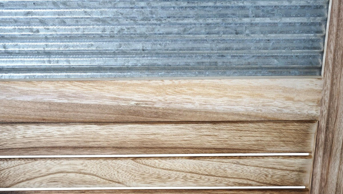 PARAVENT Braun, Grau - Braun/Grau, Holz (160/170/2cm) - MCW