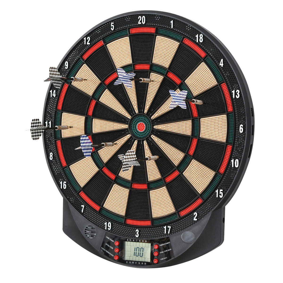 DARTSCHEIBE DE-10723 Schwarz - Schwarz, Kunststoff (39.5/44cm) - ComfortXL