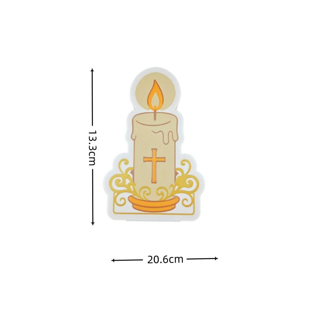 LED-WANDLEUCHTE 20.6/13.3/3.8 cm - Gelb, Kunststoff (13.3/3.8/20.6cm) - Authentics