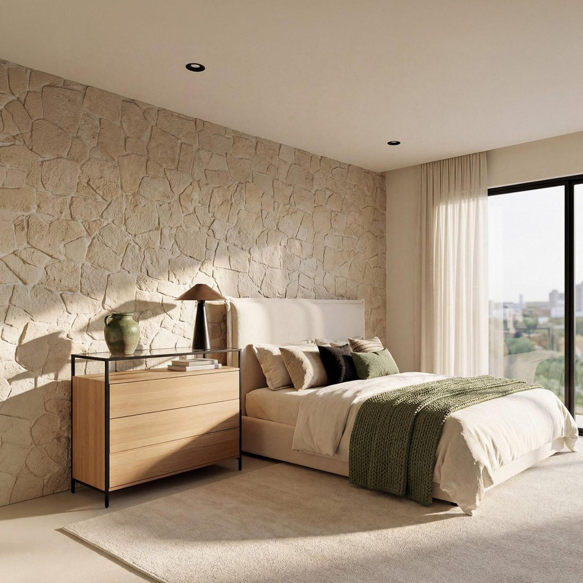 KOMMODE MIT SCHUBLADEN Petra Natürlich 110 cm x 83 cm - Naturfarben, Holzwerkstoff (110/83/40cm) - Klast Home