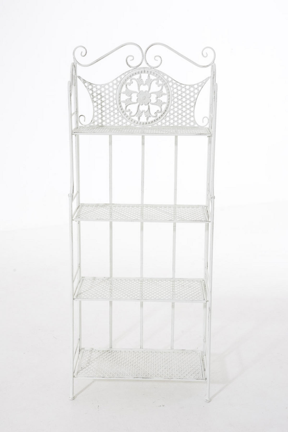 STANDREGAL Anic antik weiß - Creme, Metall (61/153/33cm) - TPFGarden