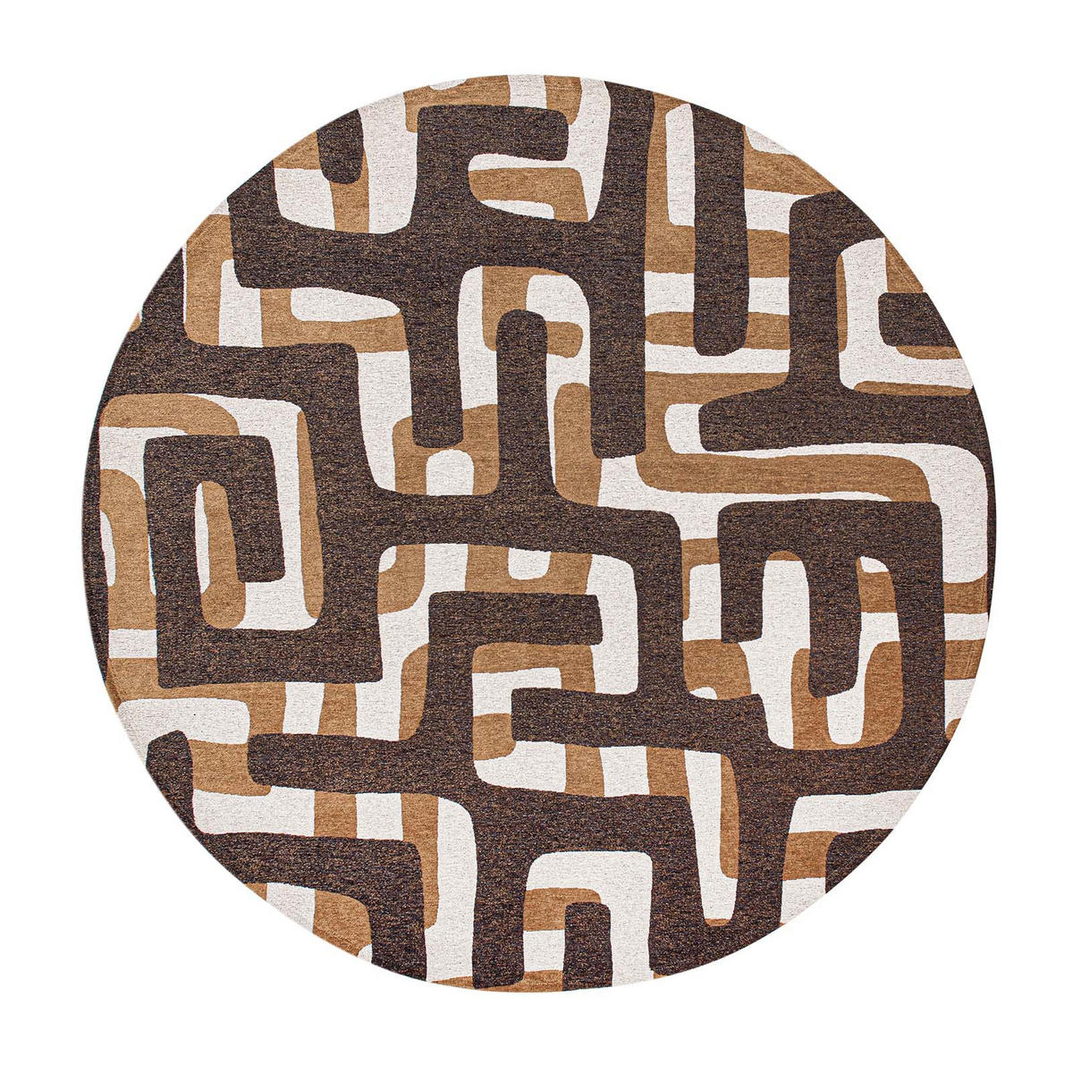 TEPPICH Flachgewebe BUFFALO Braun 200 x 280 cm - Braun, Textil (200/280cm) - Novatrend