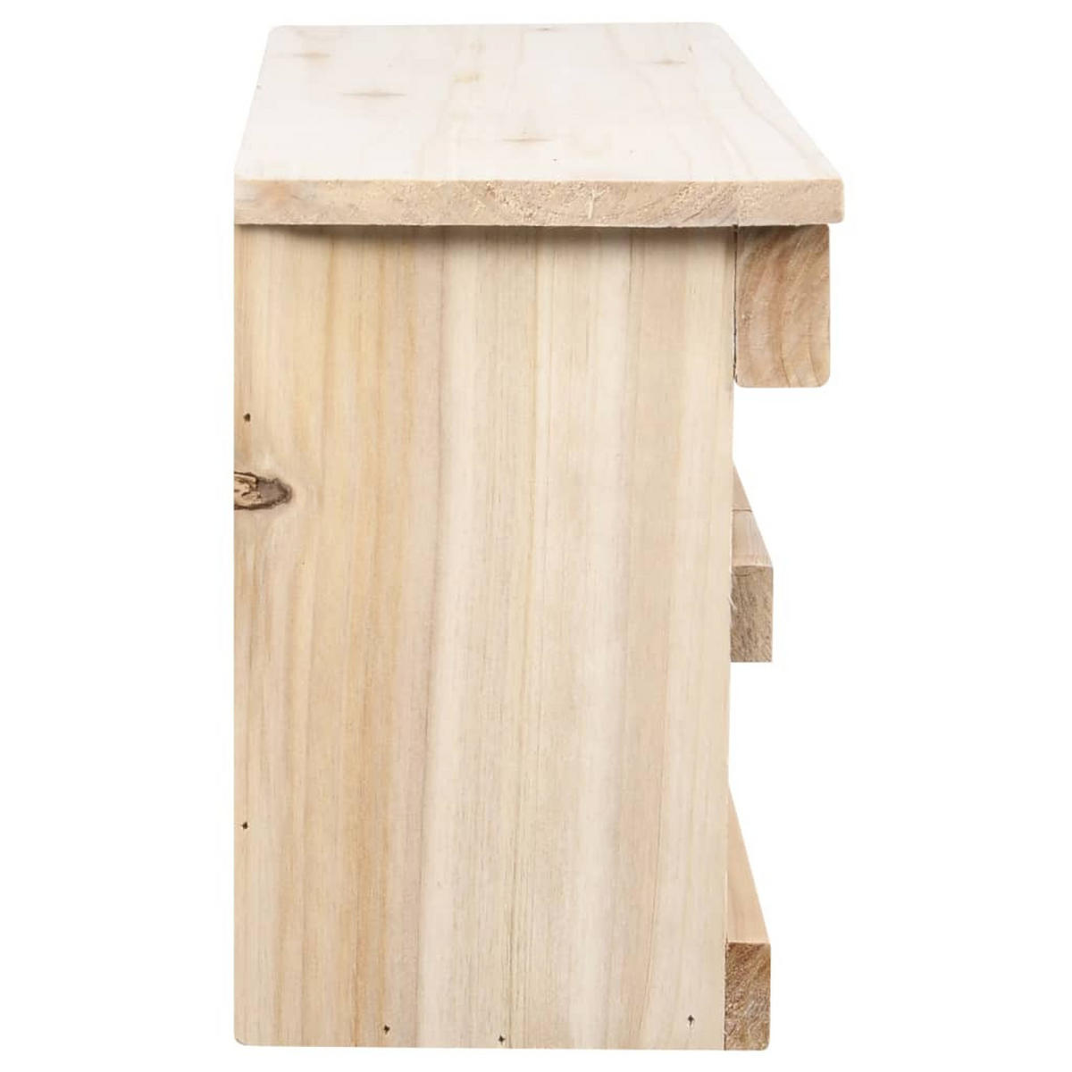 SPATZENHAUS 5-Fach 68/15/21 Cm Tannenholz - Braun, Holz (15/21/68cm) - vidaXL