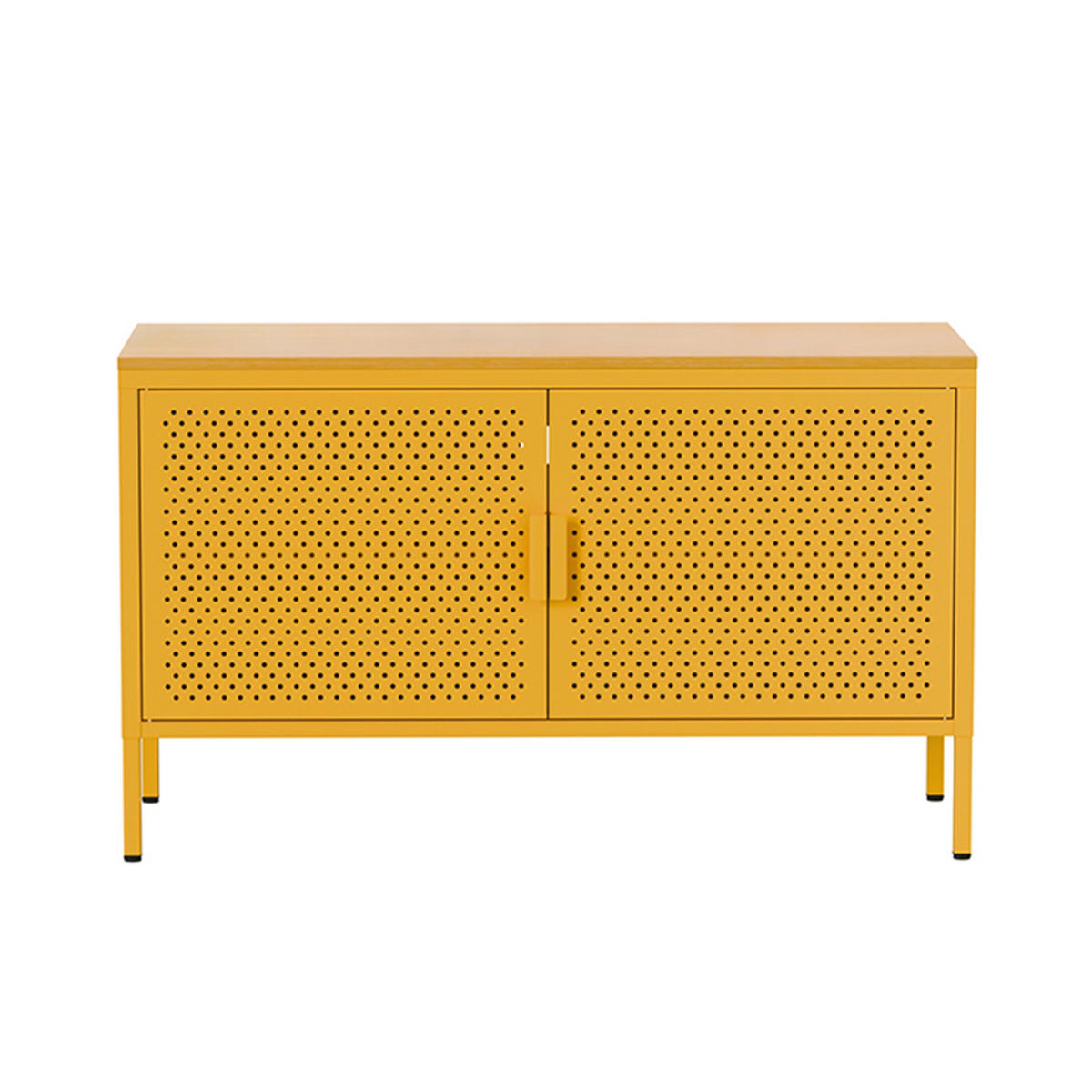 SIDEBOARD 100 cm, Gelb - Gelb, Metall (40/60/100cm) - Oviala
