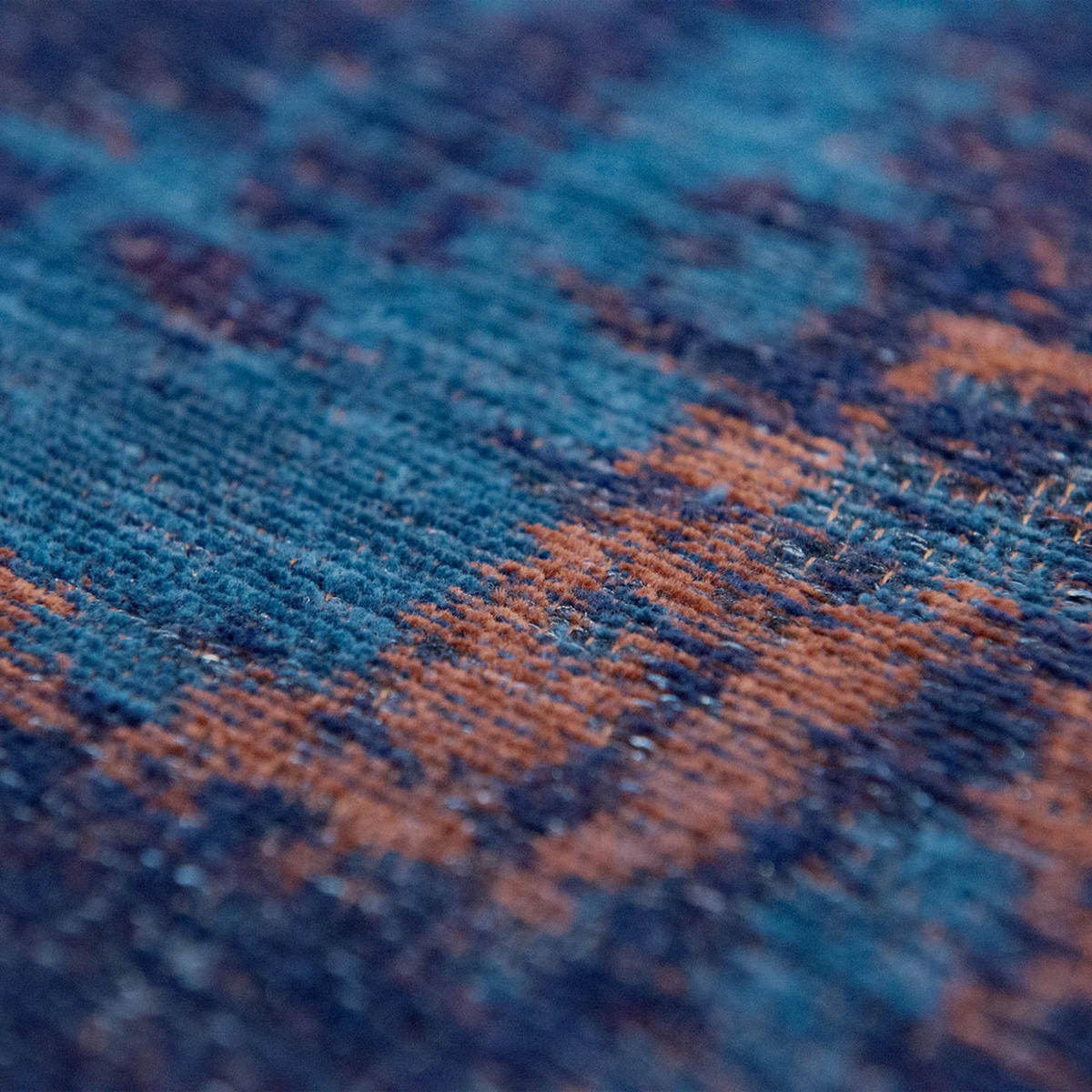 TEPPICH Sunset Blue Atlantic 170/240 cm - Schwarz, Textil (170/240cm) - Louis De Poortere