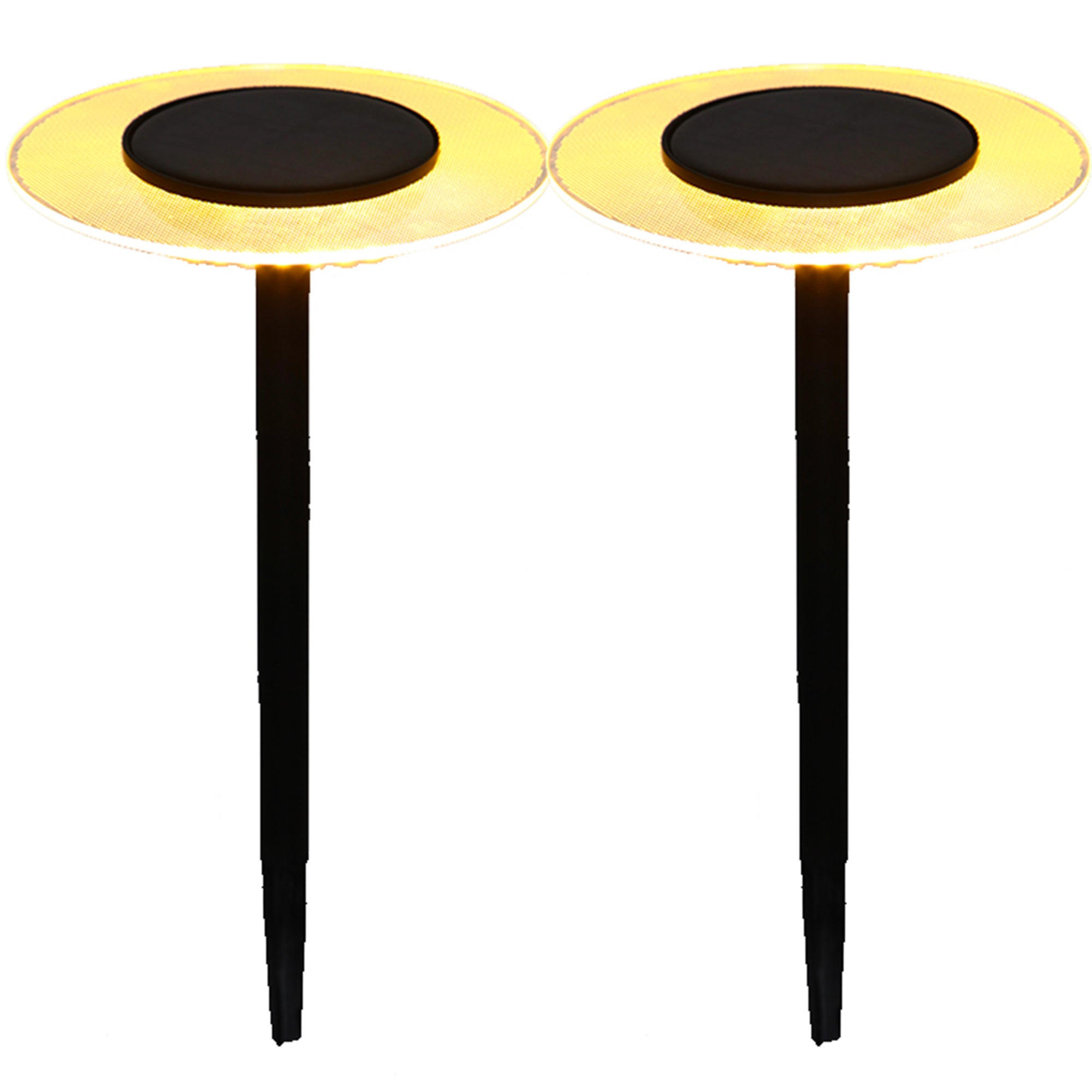 SOLARLEUCHTEN UFO schwarz - Schwarz, Metall (16/16/35cm) - Lumisky