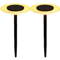 SOLARLEUCHTEN UFO schwarz - Schwarz, Metall (16/16/35cm) - Lumisky