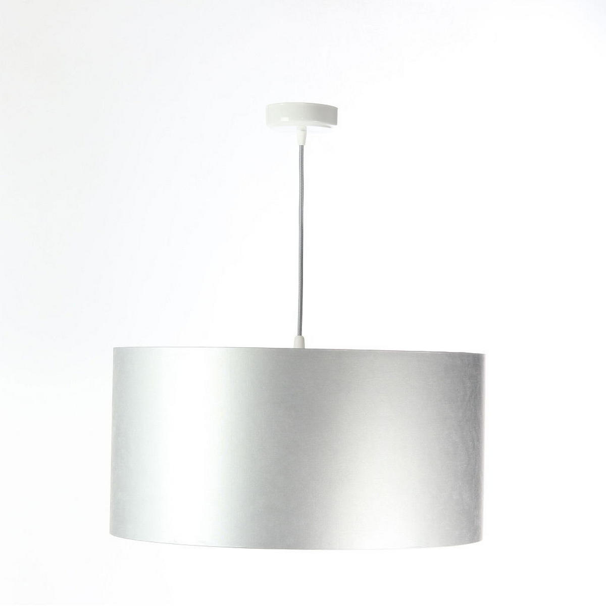 HÄNGELEUCHTE Grau 50/25 cm - Silberfarben/Grau, Kunststoff (50/0.8/25cm) - ONZENO
