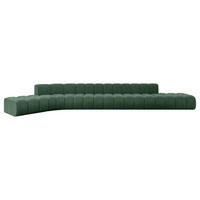 ECKSOFA modulares Sofa Solven-L3 - 562x174x70 cm Grün - Grün, Holzwerkstoff/Textil (562/174cm) - ALTDECOR