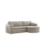 ECKSOFA Feliz In Faro - Beige, Holzwerkstoff/Textil (250/160cm) - Fun Möbel
