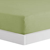 SPANNBETTTUCH Micros - Grün, Textil (180/200cm) - home&you