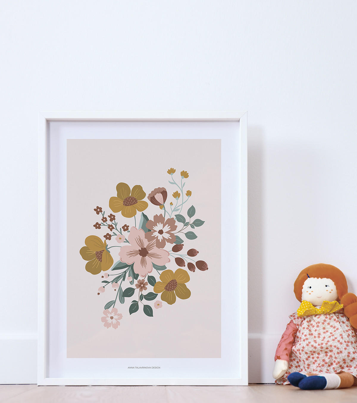 POSTER Herbstblüte, 30x40 cm - Pink/Multicolor, Papier (30/1/40cm) - Lilipinso