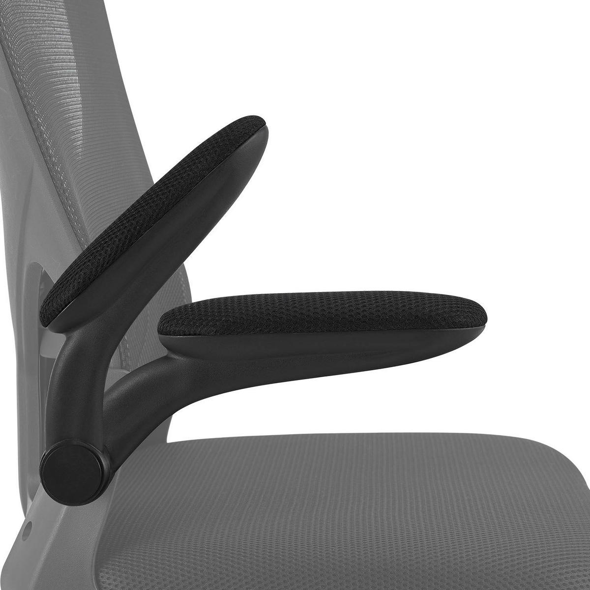 BÜROSTUHL Baltimore Schwarz - Schwarz, Kunststoff (59/123/60cm) - Juskys