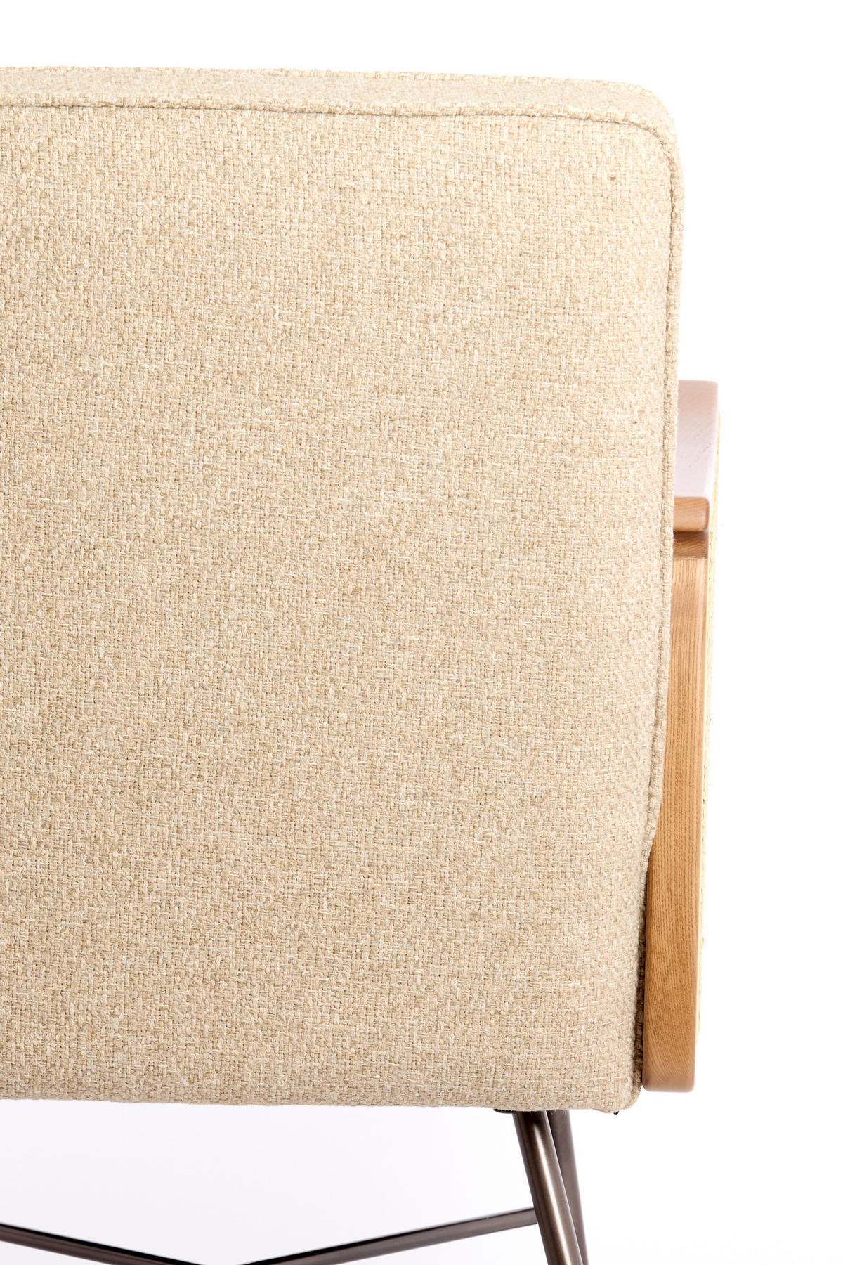 SESSEL Fiora Braun 81/60/80 cm - Braun, Metall (60/80/81cm) - Light & Living