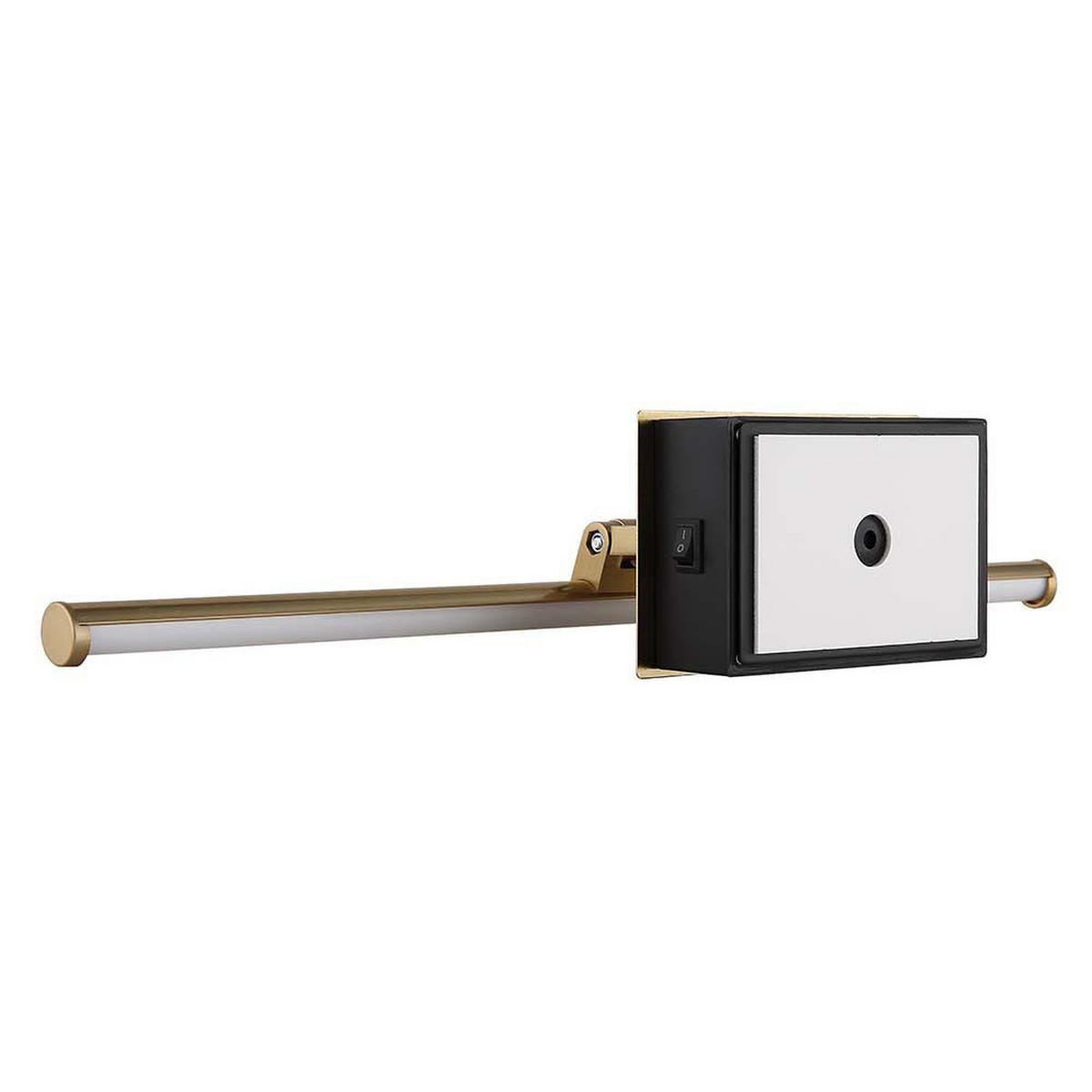 LED WANDLEUCHTE Jamie Messing matt - Messingfarben, Metall (40/7.5/40cm) - Globo Lighting