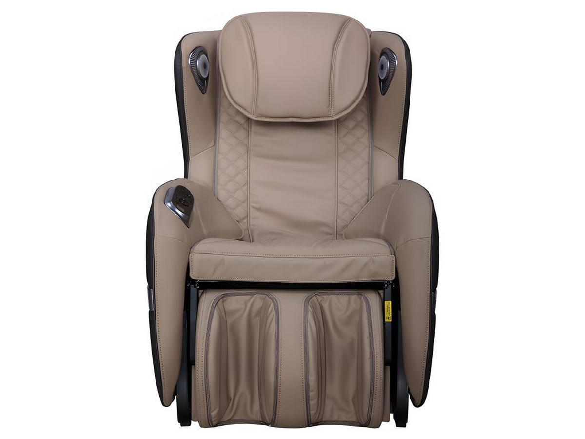 MASSAGESESSEL mit LEDs & Bluetooth - Kunstleder - Beige - KASOU - Braun, Leder (68/99/104cm) - Vente-Unique