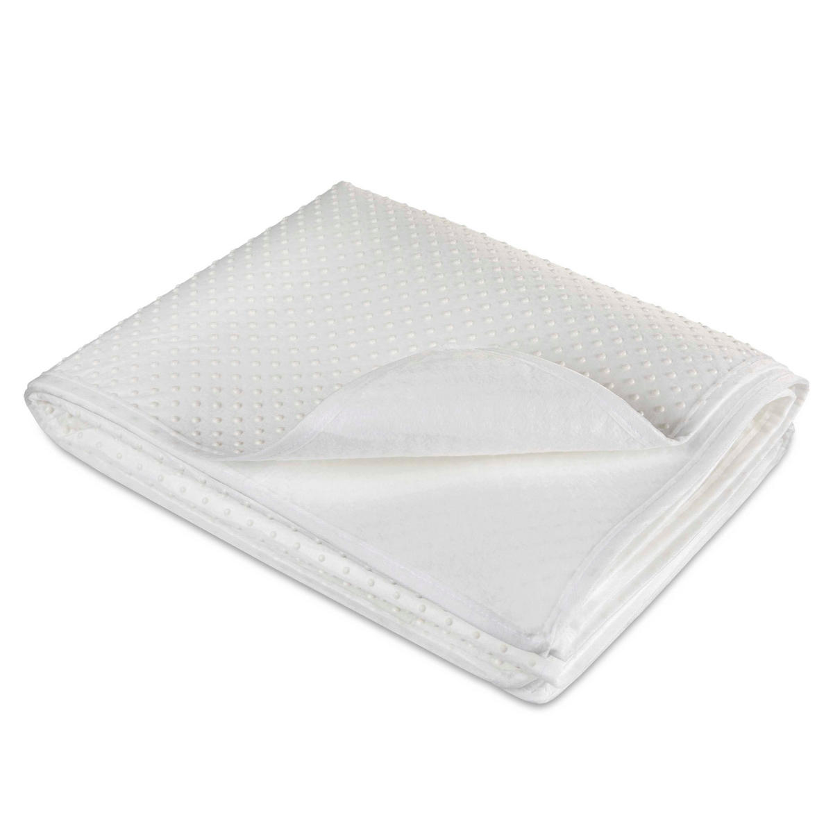 NOPPEN-MATRATZENSCHONER, Traumhaft gut schlafen, 100% Polyester, Größe: 140 x 197 cm - Weiß, Textil (140/197cm) - Betten-ABC