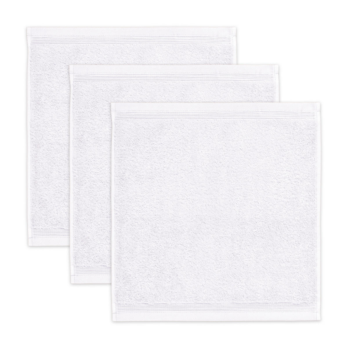 SEIFTUCH SUPERWUSCHEL 3ER PACK - Weiß, Textil (30/30cm) - MÖVE