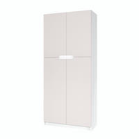 BÜROSCHRANK Logan Fronten in Cashmere - Kaschmir, Holzwerkstoff (82/184/37cm) - Vladon