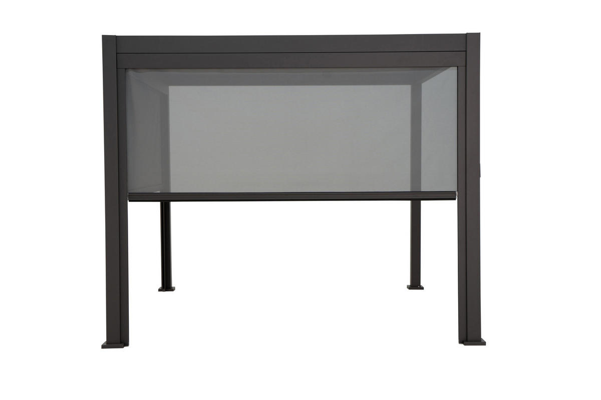 PERGOLA-SONNENROLLO Mirador für 4 m Pergola Classic und Deluxe Anthrazit - Grau, Kunststoff (381/22.5/17cm) - Green Spirit