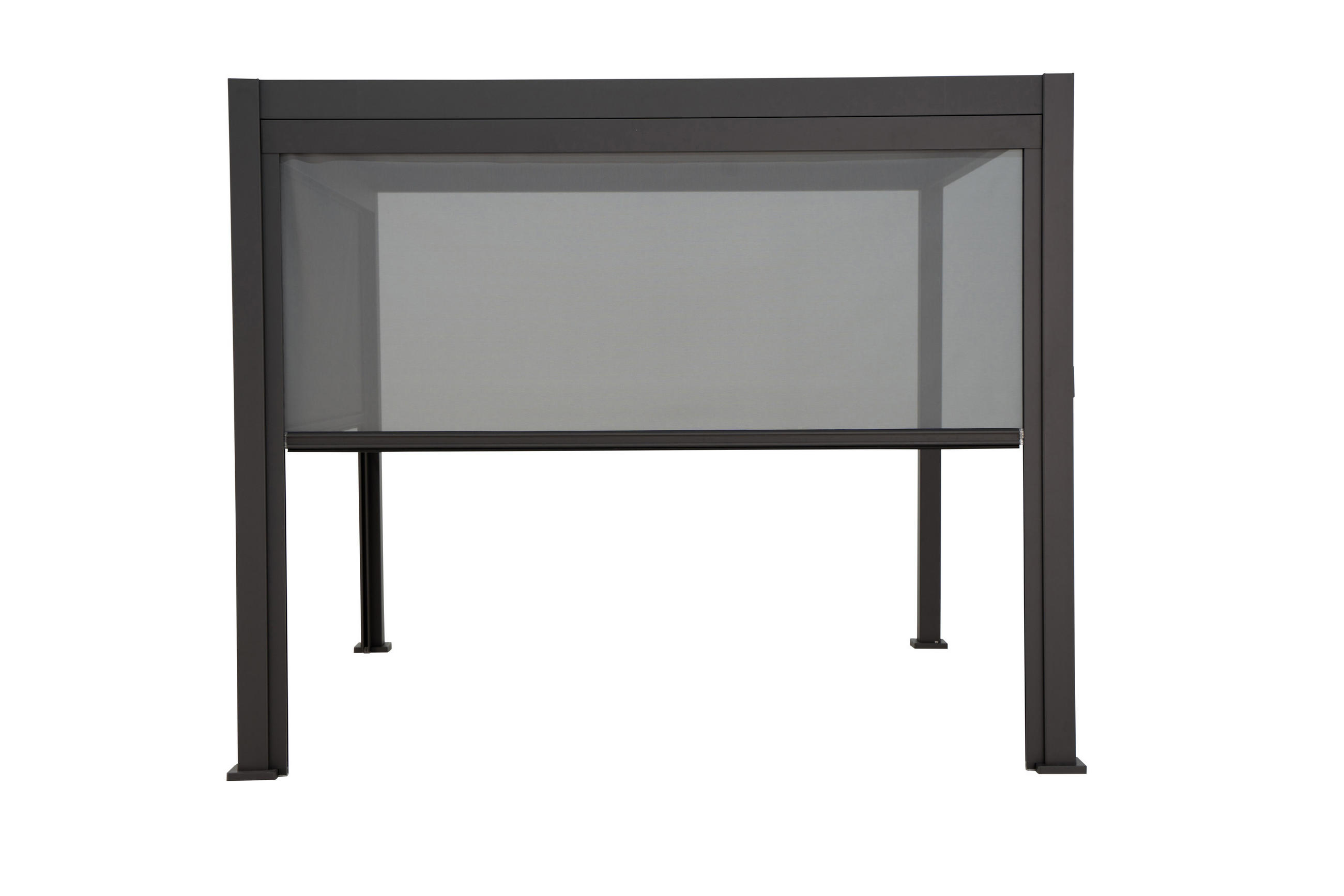 Thumbnail - Green Spirit Pergola-Sonnenrollo, Grau, Kunststoff, 22.5x17x350.5 cm, Sonnen- & Sichtschutz, Pavillons & Pergolas