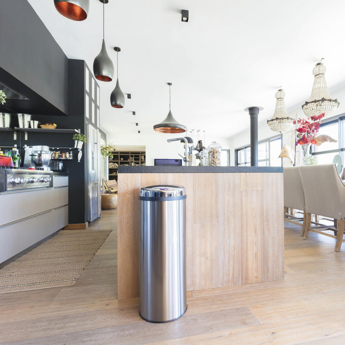 AUTOMATISCHER ARTIC silber - Silberfarben, Metall (31/73/31cm) - Kitchen Move