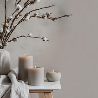 GLASBILD 30x30 cm Stillleben beige - Beige, Glas (30/30cm) - artissimo