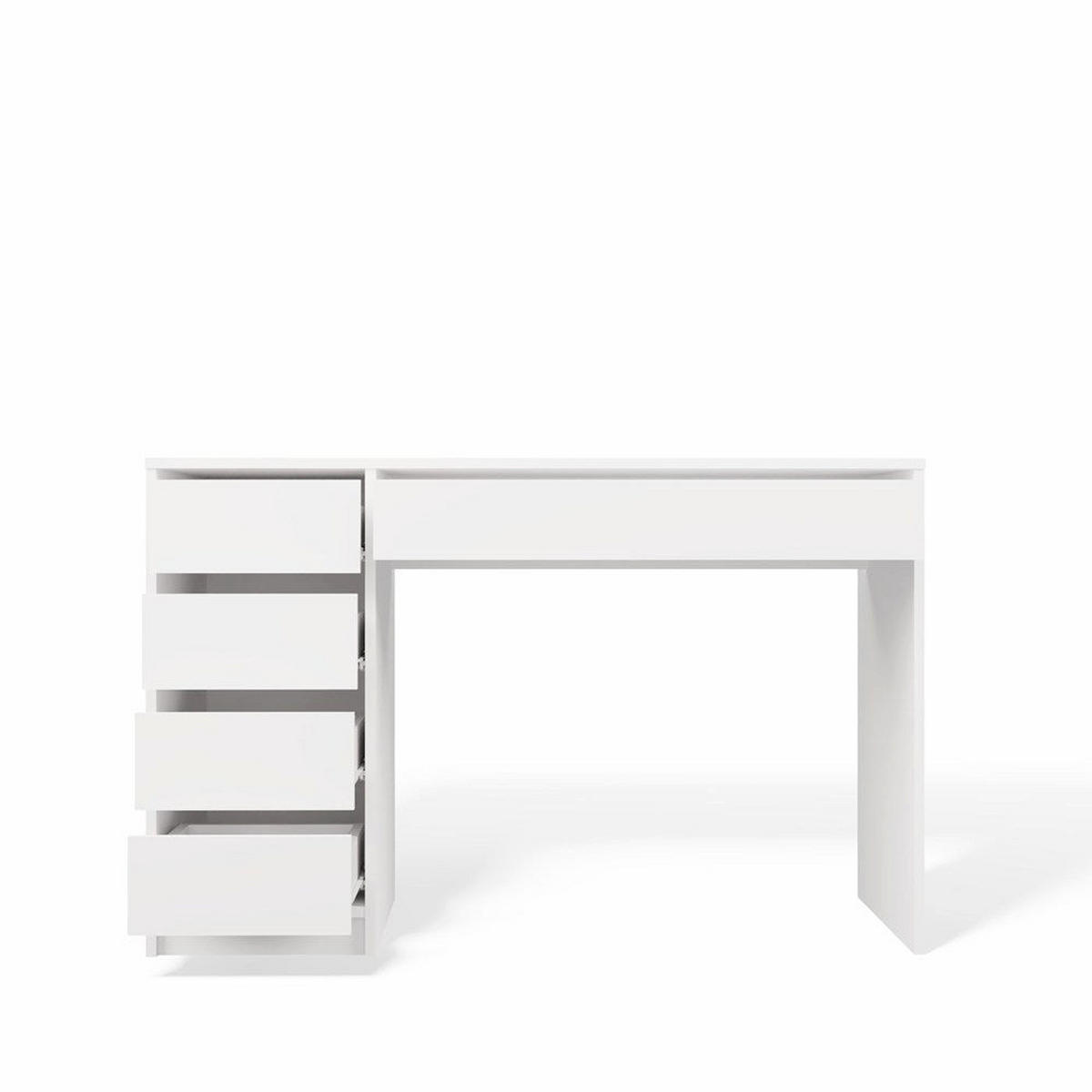 SCHREIBTISCH Arturo - Weiß, Holzwerkstoff (55/120/76.5cm) - kommodly
