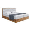 BOXSPRINGBETT Lofty 6 H4 - Hellgrau, Holzwerkstoff (200/200cm) - Meblini
