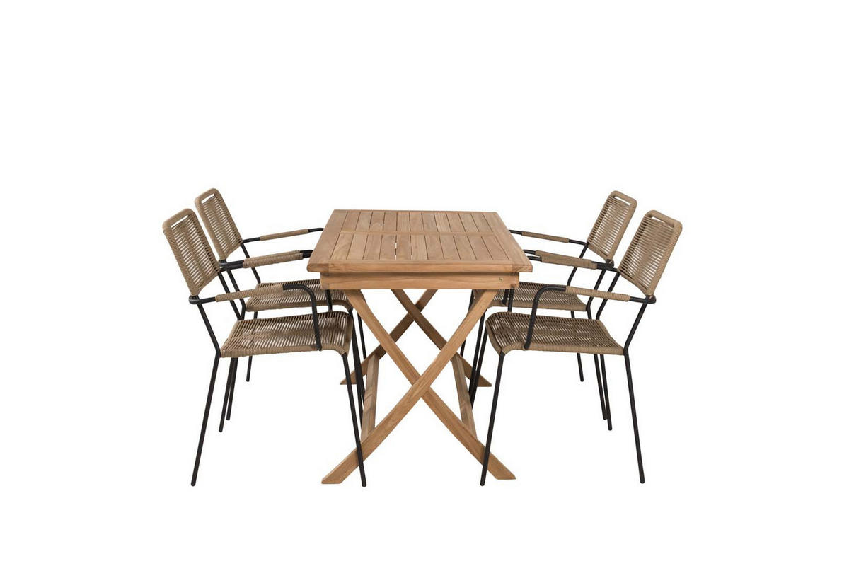 GARTENSET braun - Braun, Holzwerkstoff - ebuy24