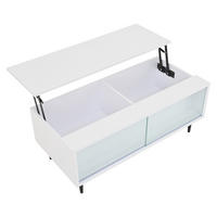 COUCHTISCH Weiß - Weiß, Holzwerkstoff (105/50/43cm)