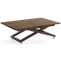COUCHTISCH Axen höhenverstellbar ausziehbar, Eiche Braun Rustikal 120-160/80/38-75 cm - Alteiche/Braun, Holzwerkstoff/Metall (80/160/75cm) - WFL GROUP