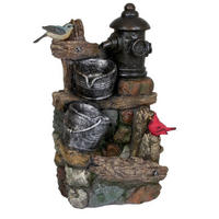 BRUNNEN Konrad Holz-/Stein-Optik Braungrau 60x36x25cm - Braun, Kunststoff (25/36/60cm) - DELUKE