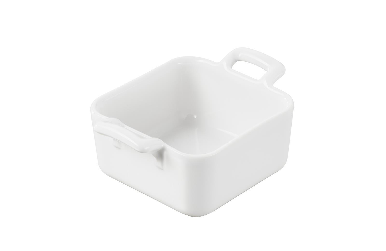 SCHÄLCHEN 8 cl QUADRATISCH Weiss - Weiß, Keramik (7/7/3.5cm) - Revol Porcelaine France