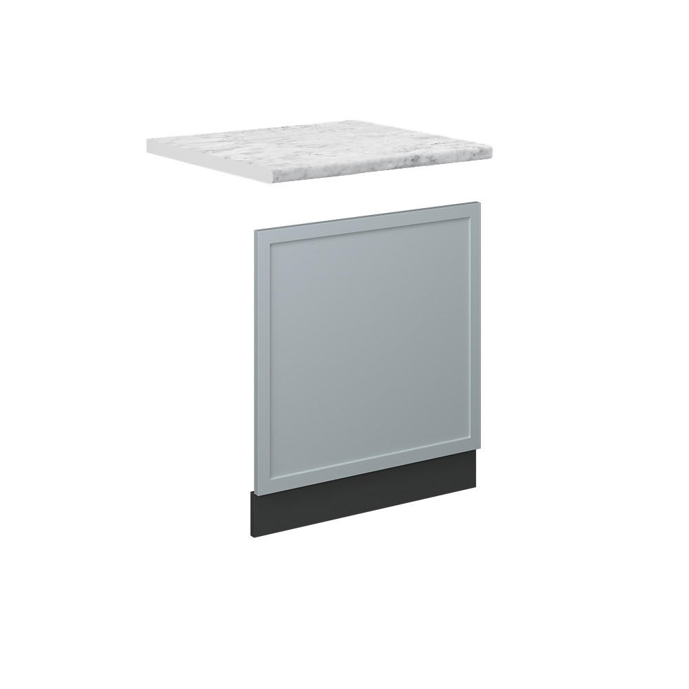 Vicco PŘEDNÍ PANEL Fame-Line Světle modrošedá 60 cm , PD Mramor