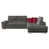 ECKSOFA Cotere, Seite: Rechts - Dunkelgrau, Holz/Textil (270/202cm) - MIRJAN24