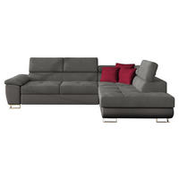 ECKSOFA Cotere, Seite: Rechts - Dunkelgrau, Holz/Textil (270/202cm) - MIRJAN24