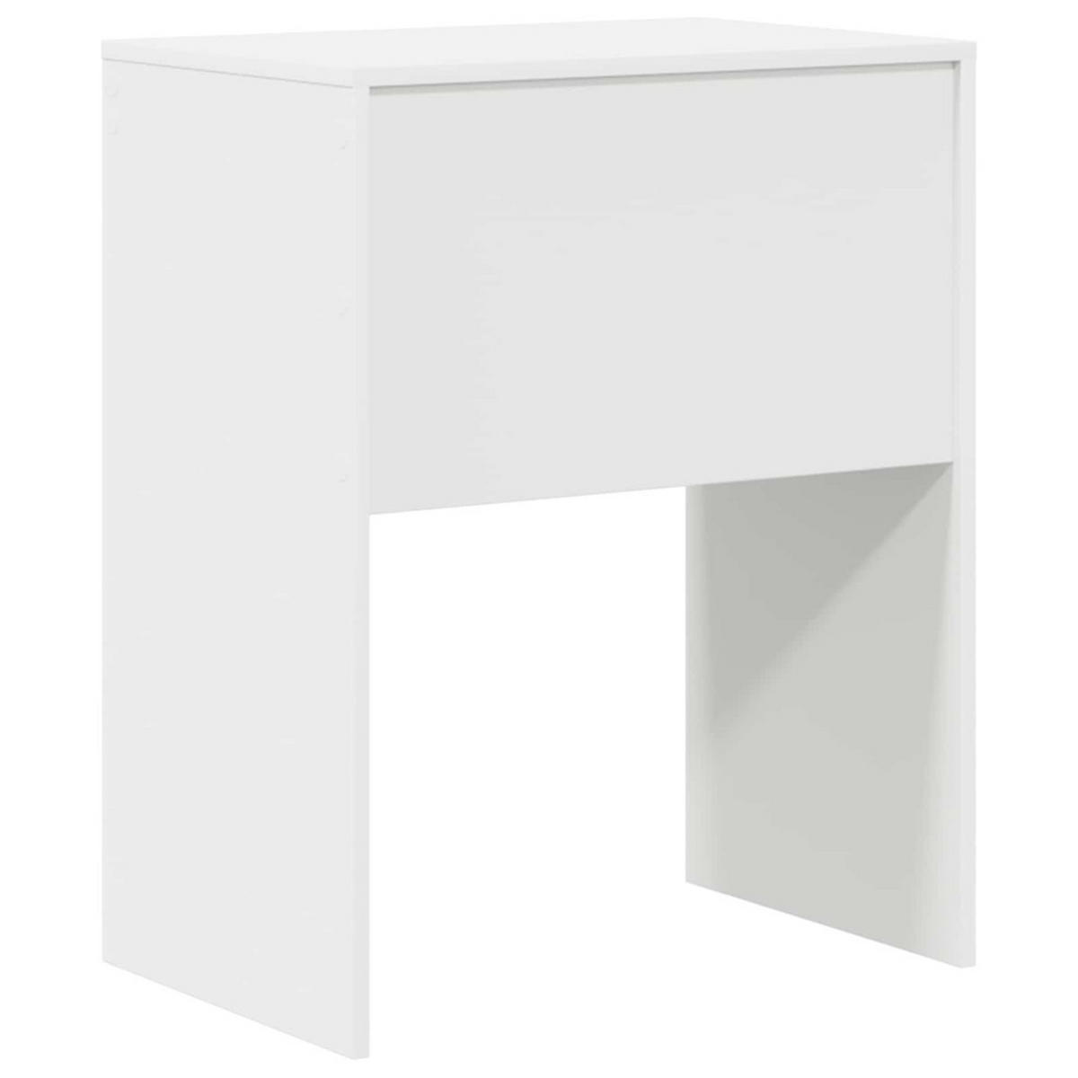 SCHREIBTISCH Weiss 60/40/76 Cm - Weiß, Holzwerkstoff (60/40/76cm) - vidaXL