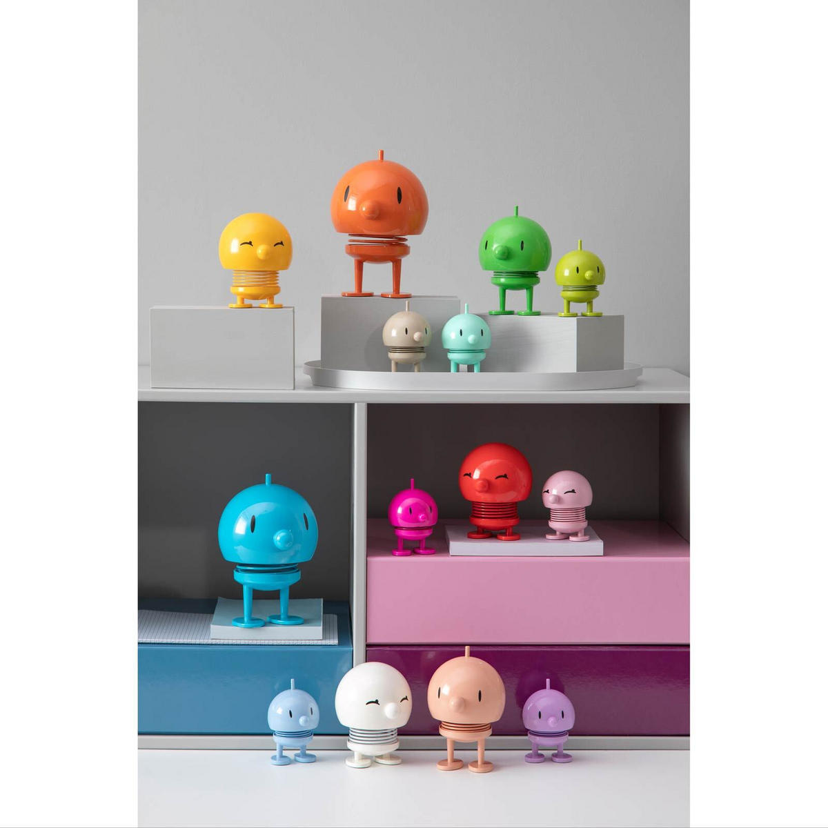 DEKOFIGUR Bumble S lime 7,6 cm - Limette, Kunststoff (5.8/7.6/4.5cm) - Hoptimist