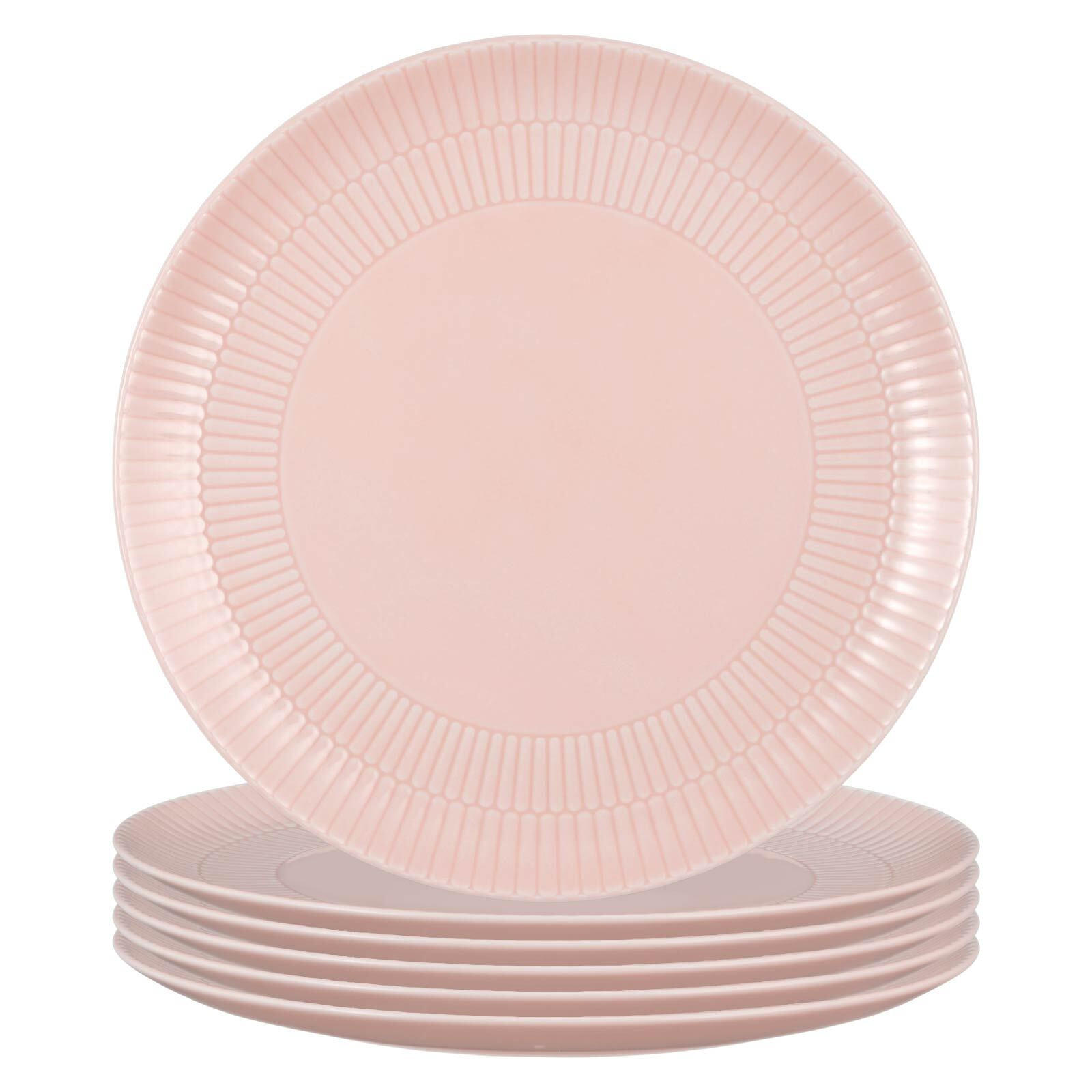 SPEISETELLER Amina Rosé ø 27,8 cm 6er Set - Rosa, Keramik (27.8cm) - Seltmann Weiden