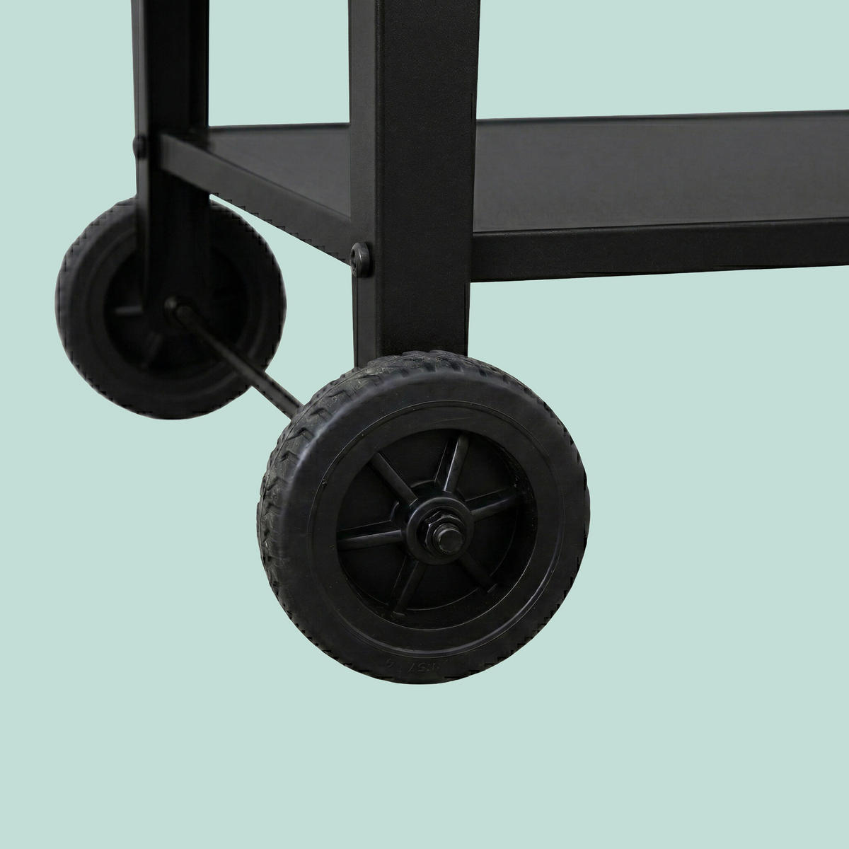 HOCHBEET - Schwarz, Kunststoff/Metall (85/80/50cm) - Relaxdays