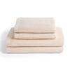 4ER Set Spa Creme 2x Duschtuch + 2x Handtuch - Creme, Textil (50/100cm) - Herzbach Home