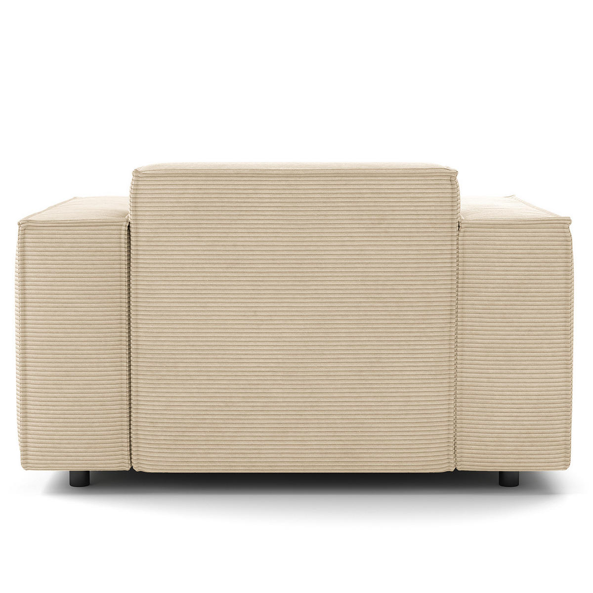 SESSEL - Beige/Schwarz, Kunststoff/Textil (120/70/96cm) - home24