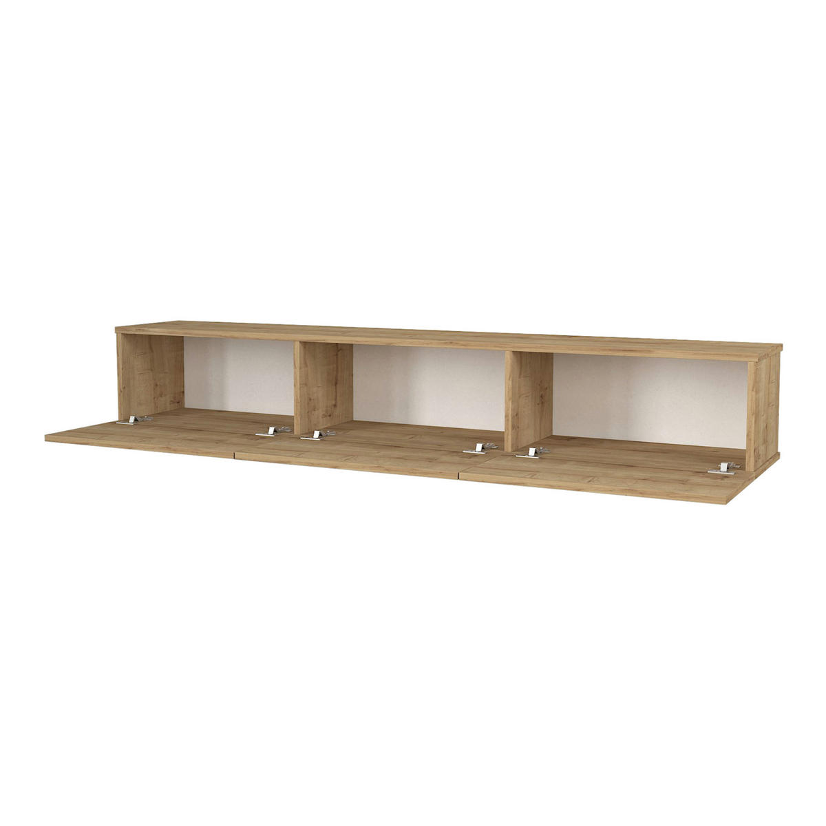 TV-ELEMENT Vihti - Eichefarben, Holzwerkstoff (180/29.5/31cm) - [en.casa]
