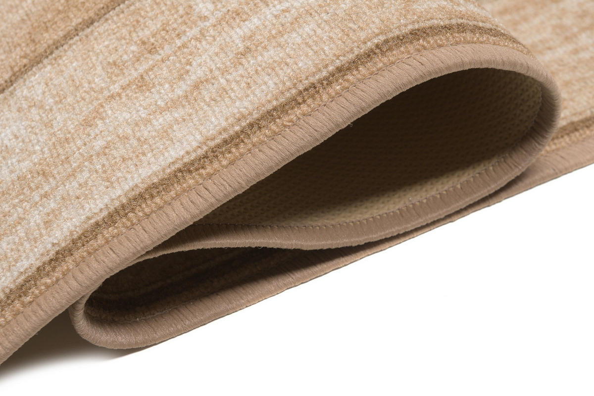 TEPPICHLÄUFER Anti-Rutsch Beige rutschfest Gummiunterlage 100/1400 cm - Beige, Textil (100/1400cm) - Tapiso