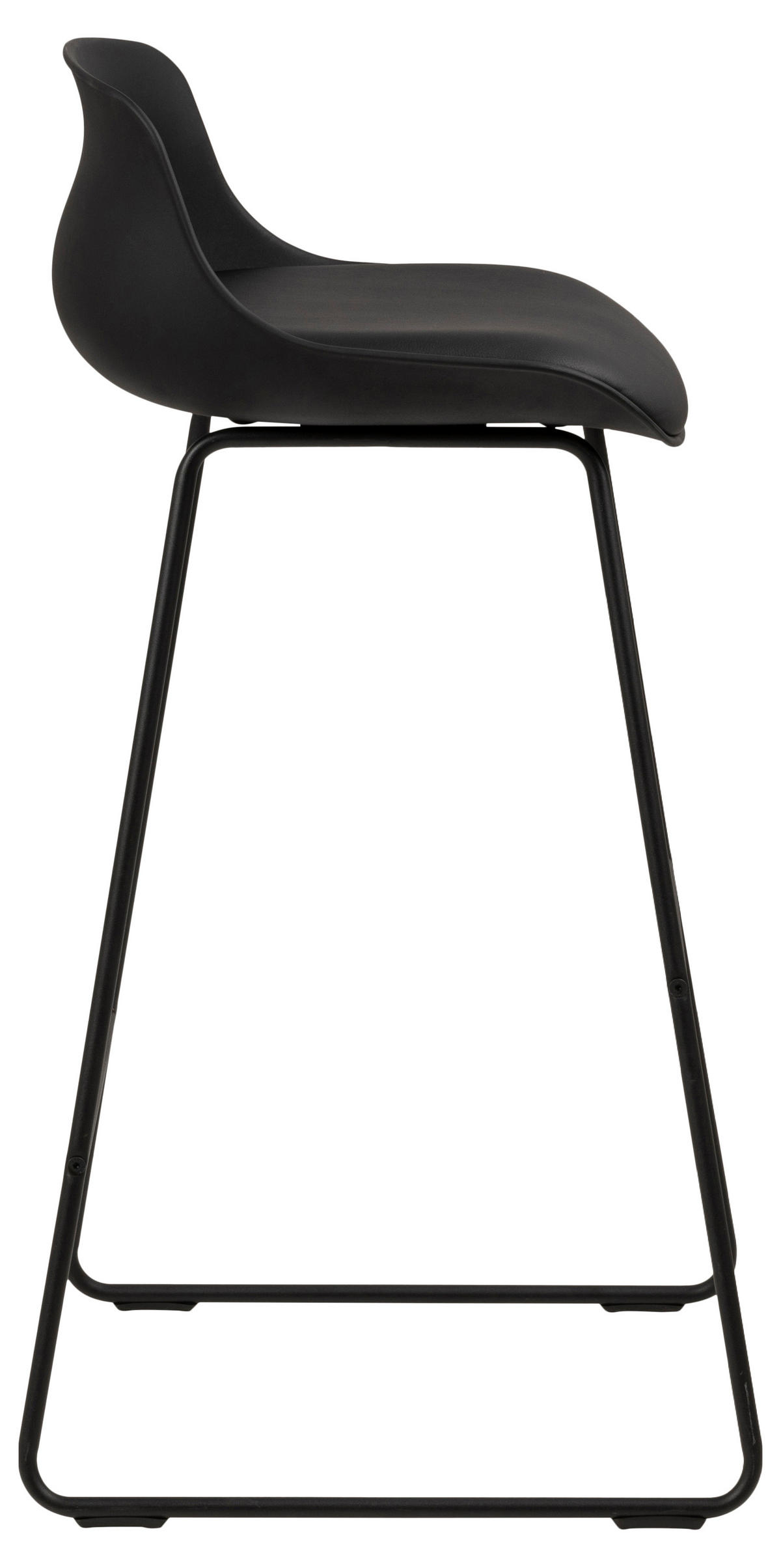 BARHOCKER 2er-Set schwarz - Schwarz, Holzwerkstoff (43/94/49cm) - ebuy24