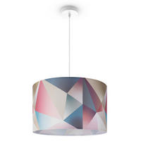 PENDELLEUCHTE Hugo Pd1 Kos 310 - Multicolor/Weiß, Metall (45.5/45.5/27cm) - Paco Home