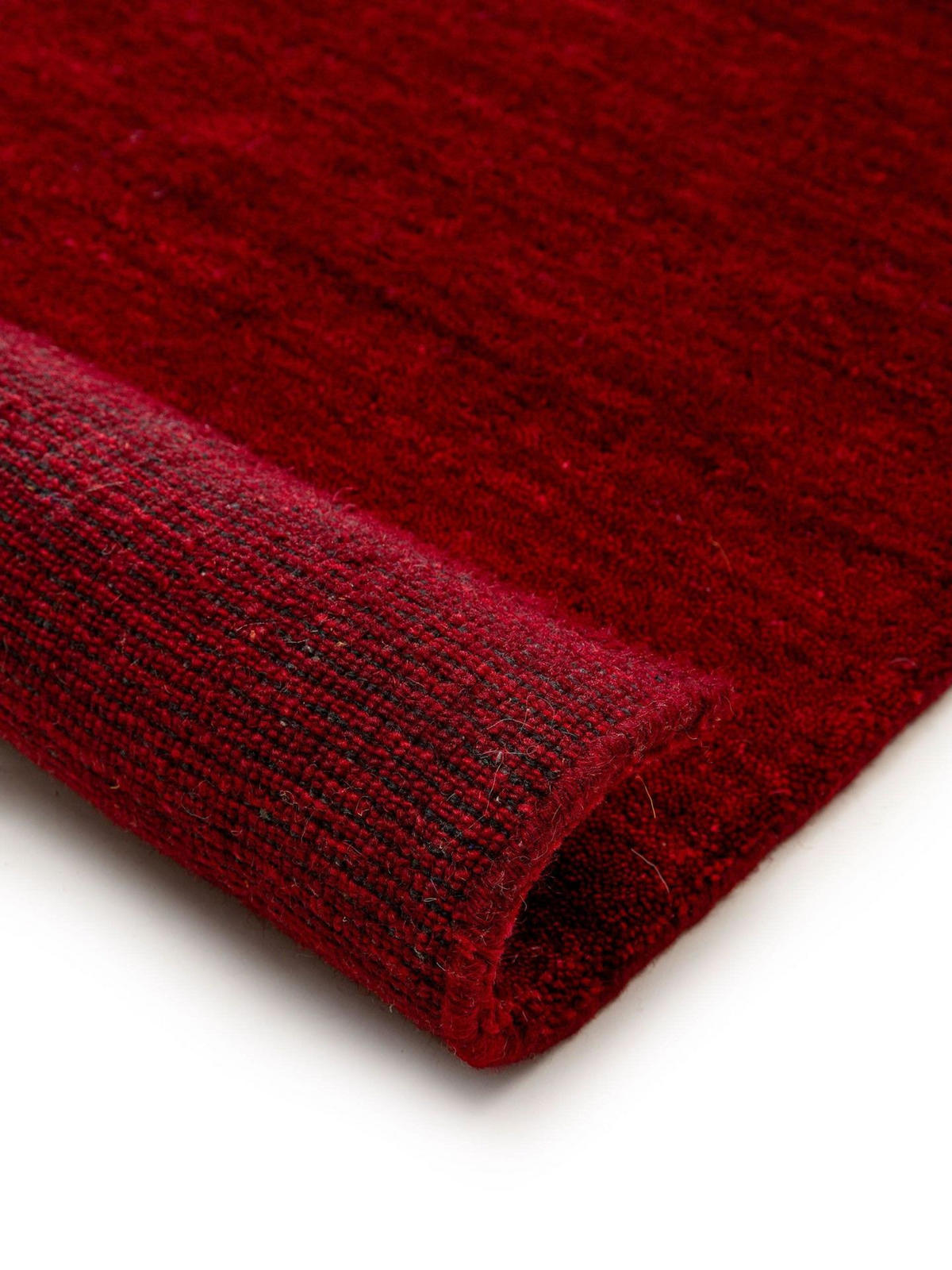 WOLLTEPPICH-LÄUFER Jamal Rot 70x200 cm - Rot, Textil (70/1cm) - KUNSTLOFT
