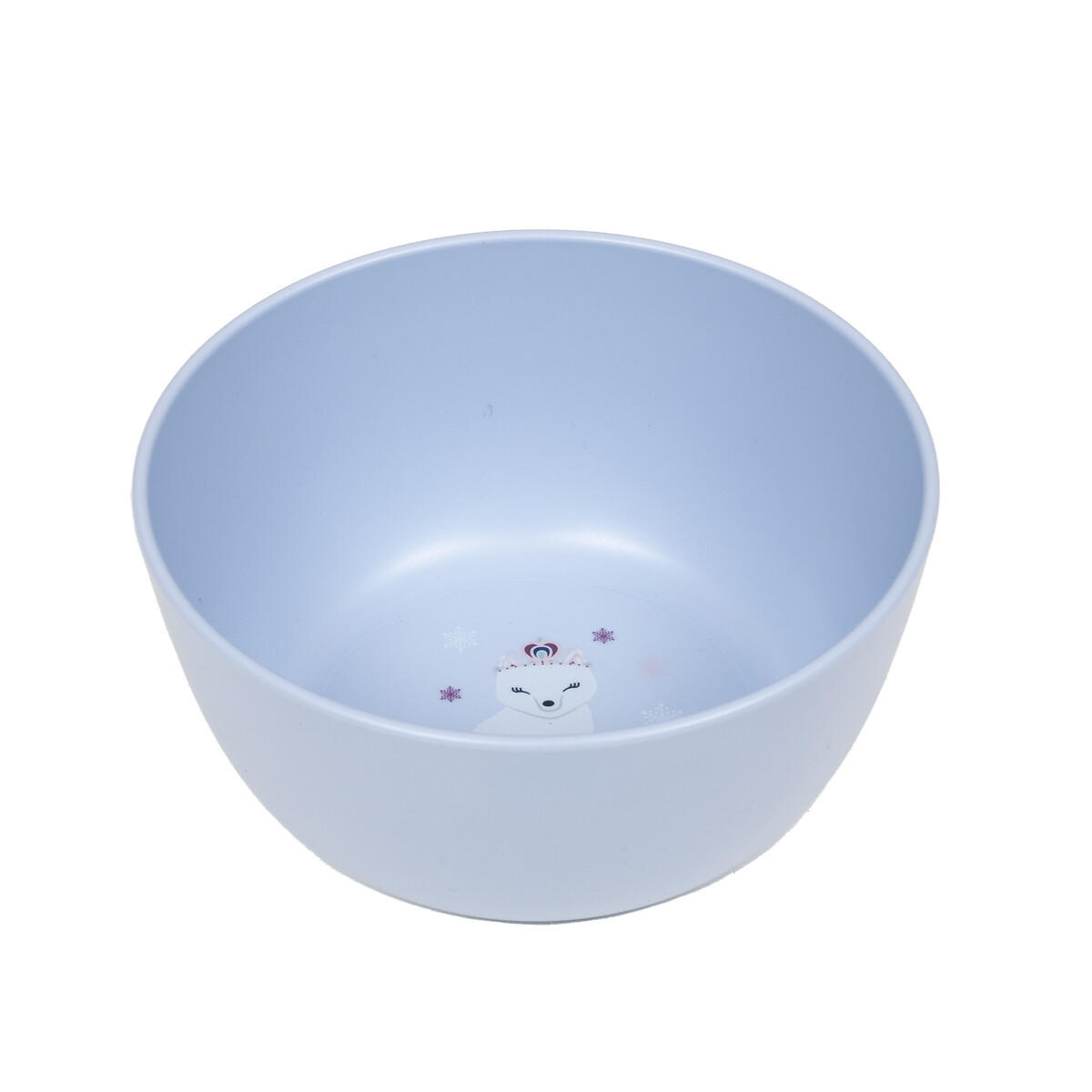 GESCHIRR-SET für Kinder Winter Fox Blau 26/10/19 cm - Blau, Kunststoff (10/19/26cm) - Atmosphera for kids