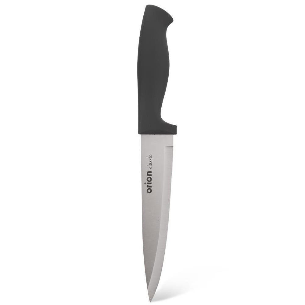 KÜCHENMESSER CLASSIC Schwarz Silber - Schwarz, Metall (27cm) - Orion 
